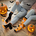 ShinyMatch Halloween 3D Pumpkin Spider Crew Socks 2 Pairs One Size Multicolor by Deal US