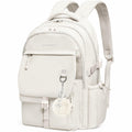 GLORIEROO Kids Backpack Girls 15.6" Laptop Compartment Beige White by Deal US
