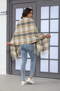 HUSG20 Plaid Scarf Women Gray Square Lattice Winter Fall Spring Accessory by Deal US