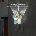 Caifujiqi Night Light Plug-in Dusk to Dawn Sensor White LED Energy Efficient by Deal US