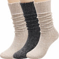 TINTAO Women’s Winter Cable Knit Knee High Boot Socks 3 Pairs Size 5-11 A25 by Deal US