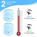 AIQIUSHA Heated Eyelash Curler Rechargeable 2 Modes Blue Size Blue by Deal US