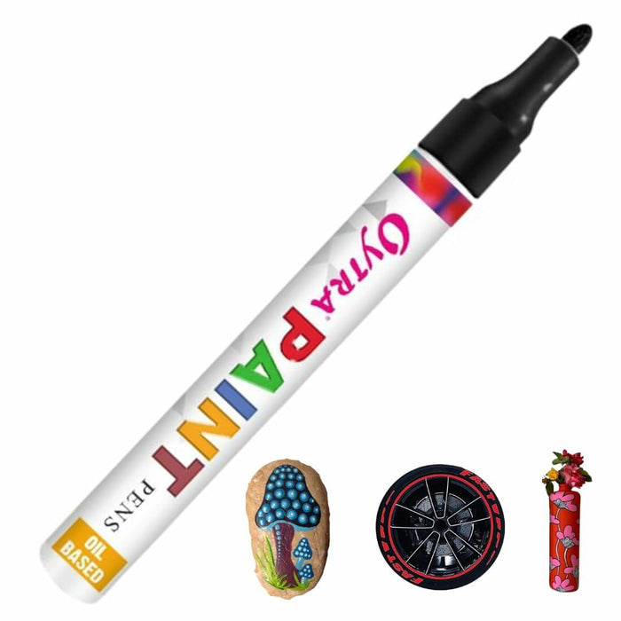 Oytra Permanent Waterproof Paint Marker Pen Yellow Oil Based All Surfaces by Deal US