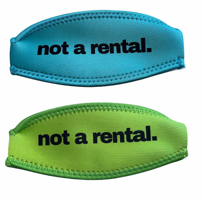 Isle Essentials Aqua Lime Green Scuba Snorkel Mask Strap Cover by Deal US