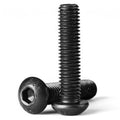 NIULUNBAO M8-1.25x45mm Button Head Socket Cap Screws Black Oxide 10pcs by Deal US