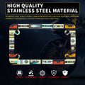 Motorcycle Cassette Tape License Plate Frame Stainless Steel 7x4 Inch by Deal US