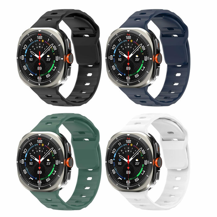 Seltureone 4 Pack Silicone Sport Bands for Galaxy Watch Ultra 47mm by Deal US