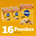 BestBy11/25 Pedigree Adult Soft Wet Dog Food Beef Bacon Cheese 3.5oz 16-Count by Deal US