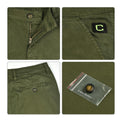 CHARBONNIER Men's Chino Shorts Performance Series 100% Cotton Army Size 30 by Deal US