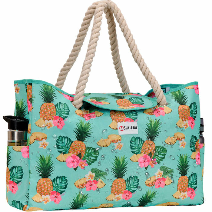 SHYLERO Beach Tote Bag Water Resistant Airtight Pouch Magnetic Snap XX-Large by Deal US