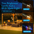 Brighfivey Rechargeable LED Gazebo Light Waterproof Hanging Candle Shape 1 Pack by Deal US