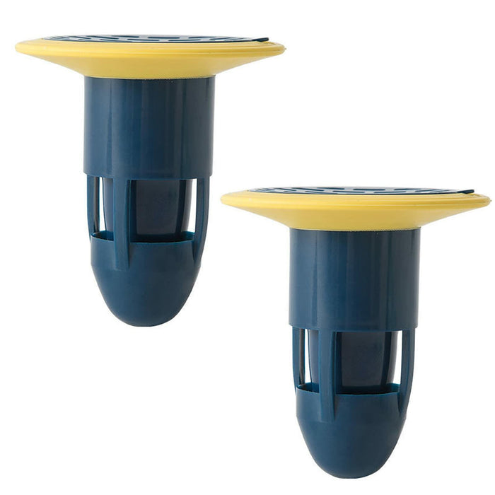 NILSTOREY Shower Floor Drain Backflow Preventer Valve Blue 2Pack ABS by Deal US