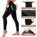 Laite Hebe 4 Pack High Waisted Yoga Leggings Soft Tummy Control Size L-XL by Deal US