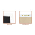 Stiles 16x12 Magnetic Letter Board Wooden Message Board Black Industrial by Deal US
