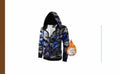 OHSNMAKSL Men's Sherpa Fleece Hoodie Jacket Blue Camo Size XL by Deal US
