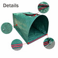 Sheporse 2-Pack 53 Gallon Reusable Garden Bags Green Yard Waste Polyethylene by Deal US