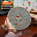 Tophywin 4 Pack Embroidery Kit Floral DIY with Hoop Threads Tools Good times by Deal US