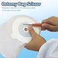 FOTN 2PCS Ostomy Bag Scissor 5inch Blunt Tip Nursing Cutter Orange by Deal US