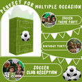 Outego Soccer Party Favor Bags with Stickers 24 Count Green Paper Soccer by Deal US