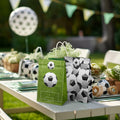 Outego Soccer Party Favor Bags with Stickers 24 Count Green Paper Soccer by Deal US