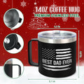 AXIARA 14oz Maroon Stainless Steel Insulated Coffee Mug Retirement Gift by Deal US