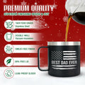 AXIARA 14oz Maroon Stainless Steel Insulated Coffee Mug Retirement Gift by Deal US