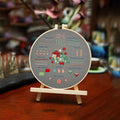 Tophywin 4 Pack Embroidery Kit Floral DIY with Hoop Threads Tools Good times by Deal US