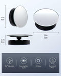 WildAuto Blind Spot Mirrors 2 Pack Round Frameless HD Glass Black 2" by Deal US