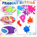 Pasimy 62 Pc 3D Colorful Rainbow Bulletin Board Set DIY Crepe Paper Rolls by Deal US