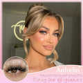 Anforlin Fluffy Lash Clusters 60D D Curl 14-22mm 280 PCS Black by Deal US