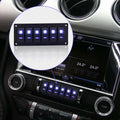 Garfour Marine 6 Gang 5 Pin Red LED Aluminum Rocker Switch Panel by Deal US