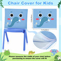 Breling 4 Pcs Animal Chair Covers 15.7x13.8 Inch Elephant Frog Pig Giraffe by Deal US