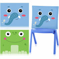 Breling 4 Pcs Animal Chair Covers 15.7x13.8 Inch Elephant Frog Pig Giraffe by Deal US