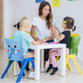 Breling 4 Pcs Animal Chair Covers 15.7x13.8 Inch Elephant Frog Pig Giraffe by Deal US