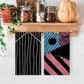 Jiudungs Halloween Kitchen Towels Set of 2 Orange 18x26 Inch by Deal US