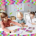 PerKoop Pink Building Block Mini Spiral Notepads 24 Pieces Kids Party Favor by Deal US