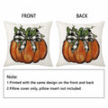 Aitukang Fall Pillow Covers 20x20 Inch Pumpkin Buffalo Plaid Set of 2 by Deal US