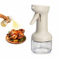 MDZF SWEET HOME Oil Sprayer 280ml Glass Olive Oil Dispenser White by Deal US