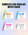 SlopHaul 330PCS Marine Grade Heat Shrink Wire Connectors Waterproof Kit by Deal US