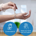ProHeal Vinyl Disposable Gloves Clear Powder & Latex Free 100 Count Size S by Deal US