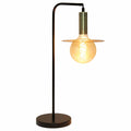 Simple Designs LT1237-BLK 24" Cosmic Glow Orb Table Lamp Black Brass by Deal US