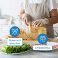ProHeal Vinyl Disposable Gloves Clear Powder & Latex Free 100 Count Size S by Deal US