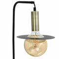 Simple Designs LT1237-BLK 24" Cosmic Glow Orb Table Lamp Black Brass by Deal US