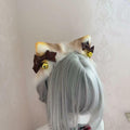 Ekwikzz Cat Ears Headband Clips Cosplay Accessories Punk Gothic Bow Gem by Deal US