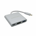 eartham USB C to HDMI Adapter 3-in-1 Hub 4K 30Hz 100W PD USB 3.0 Silver by Deal US