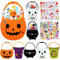 Gersoniel 339 Pcs Halloween DIY Craft Paper Ornaments Kit Pumpkin Ghost Bat by Deal US