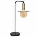 Simple Designs LT1237-BLK 24" Cosmic Glow Orb Table Lamp Black Brass by Deal US