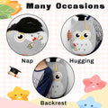OurHonor Graduation Plush Owl Stuffed Animal Gray Soft Pillow Toy 7in by Deal US