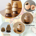 Cute Mushroom Toothpick Holder with 390 Toothpicks Cactus Dispenser Decor by Deal US