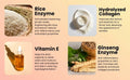 Lumevia Skincare Rice & Ginseng Enzyme Powder Facial Cleanser Vitamin E 50g by Deal US